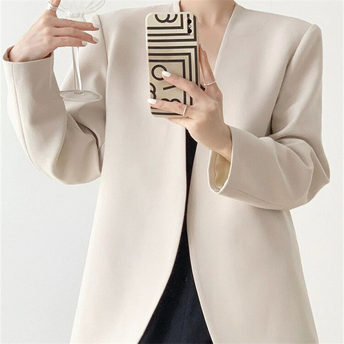 Autumn Suit Jacket 2026 Spring New Korean Design Spring and Autumn Fashion Casual Elegant Commuting Suit for Women
