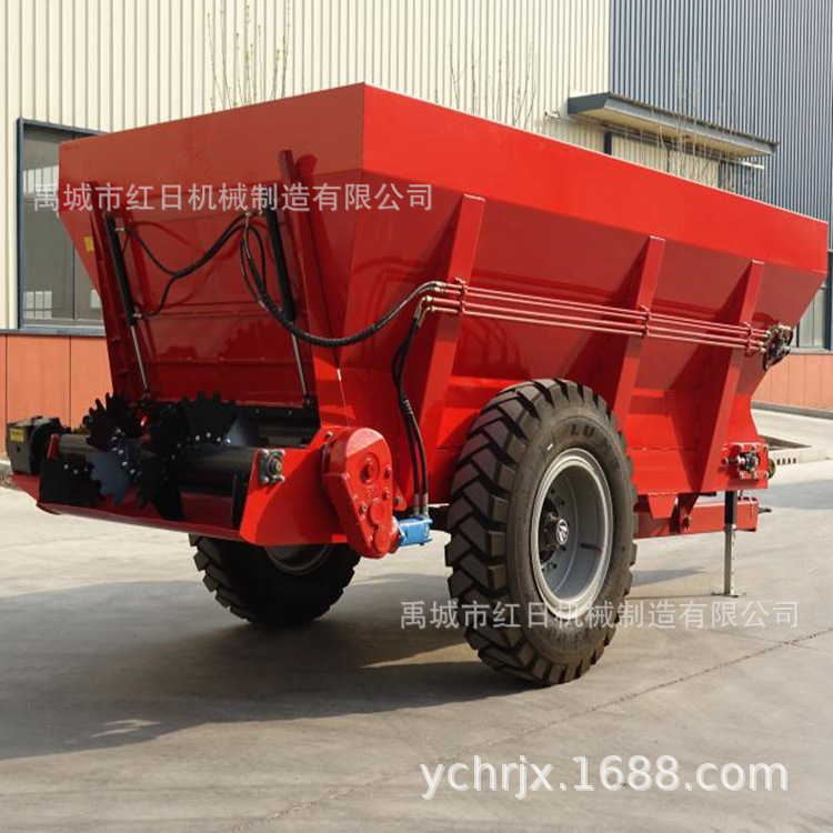 农用机械撒粪车 三轮车自走式撒粪机撒鲜粪 大棚使用的小型撒肥机