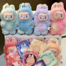 拉布布三代手办盲盒系列搪胶脸毛绒潮玩可爱公仔玩具挂件批发代发