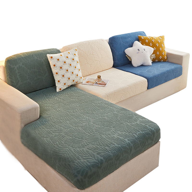 Elastic New Full Wrap Slipcover Cushion Solid Color Simple Non-Slip Wear-Resistant All-Season Universal Sofa Cover_voghion.com