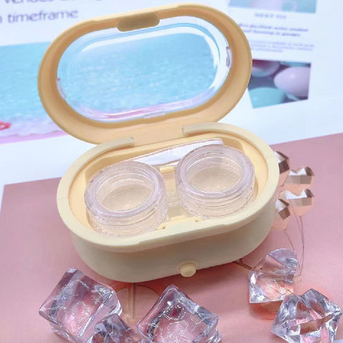 New Contact Lens Cleaner Transparent High Frequency Contact Lens Cleaner Portable Compact Vibrating Cleaner Companion Box