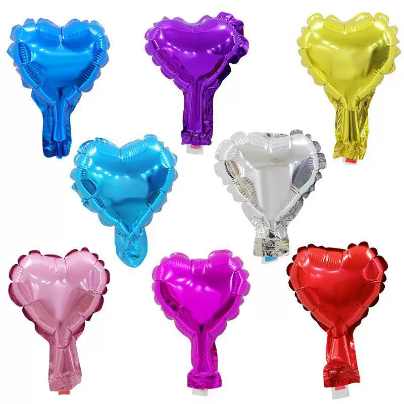 Balloon heart shaped, small layout, 5inch