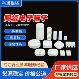 厂家供货陶瓷电子端子高频绝缘异形特种陶瓷电子端子现货耐高温