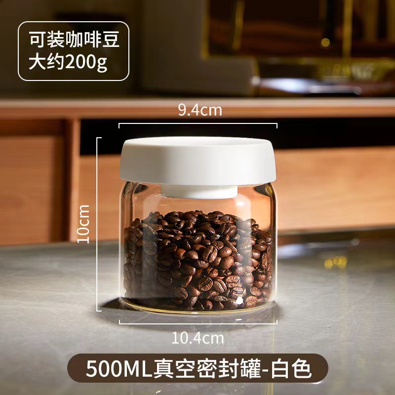 Frasco de vacío de 500 ml blanco