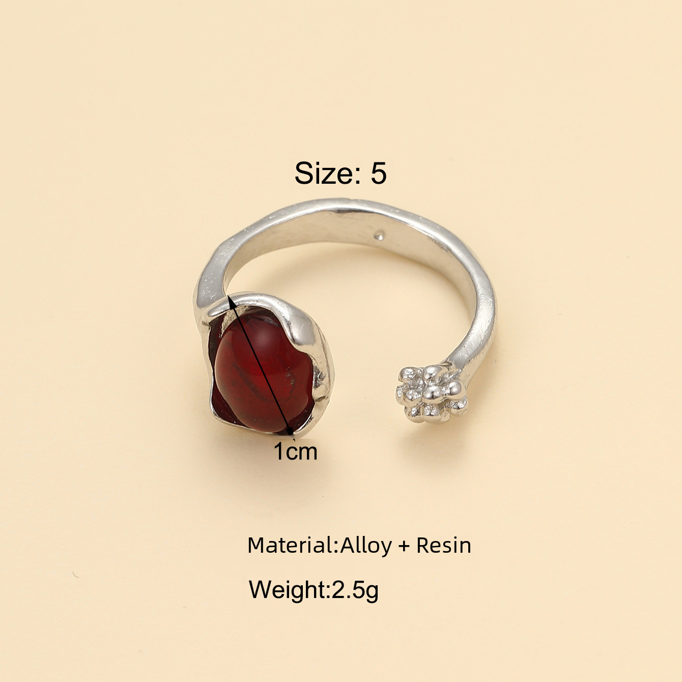 Niche Design Light Luxury High Feeling Temperament Trendy Design Opening Adjustable Dieting Finger Ring ins Internet Celebrity Retro Ring_voghion.com