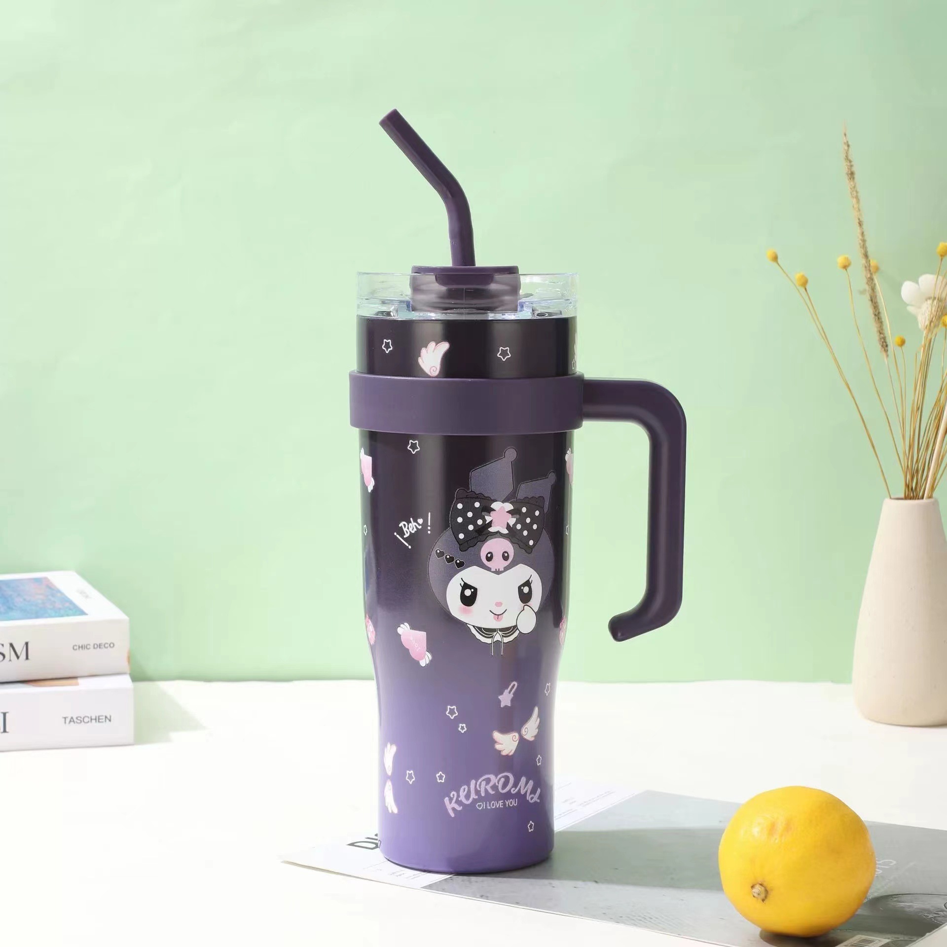 40oz transfronterizos mac mac manejo taza de automóvil 304 acero inoxidable aislamiento de automóvil taza de hielo taza de paja de alto valor facial