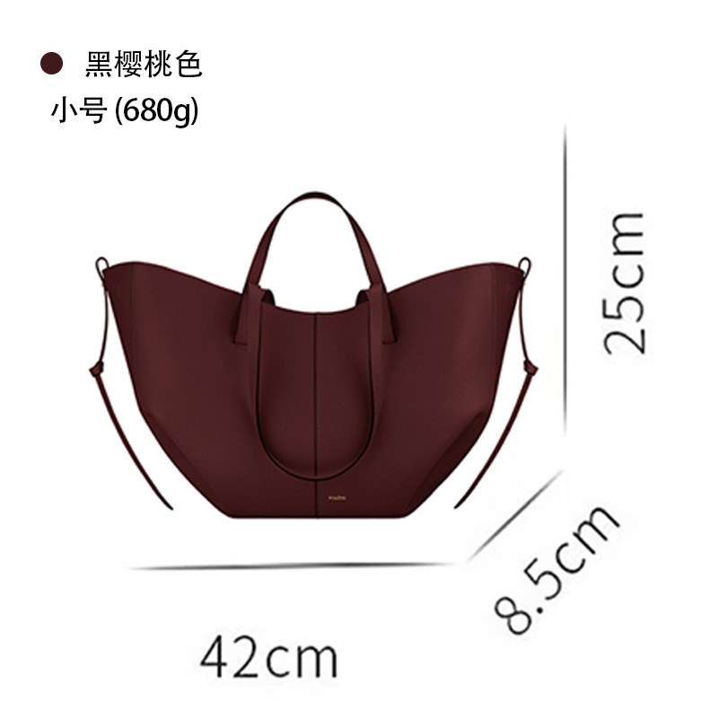 クロスボーダー高バージョン本革POEIVE大容量ショッピングバッグ片肩手提げトート翼女性カバンシワバッグ