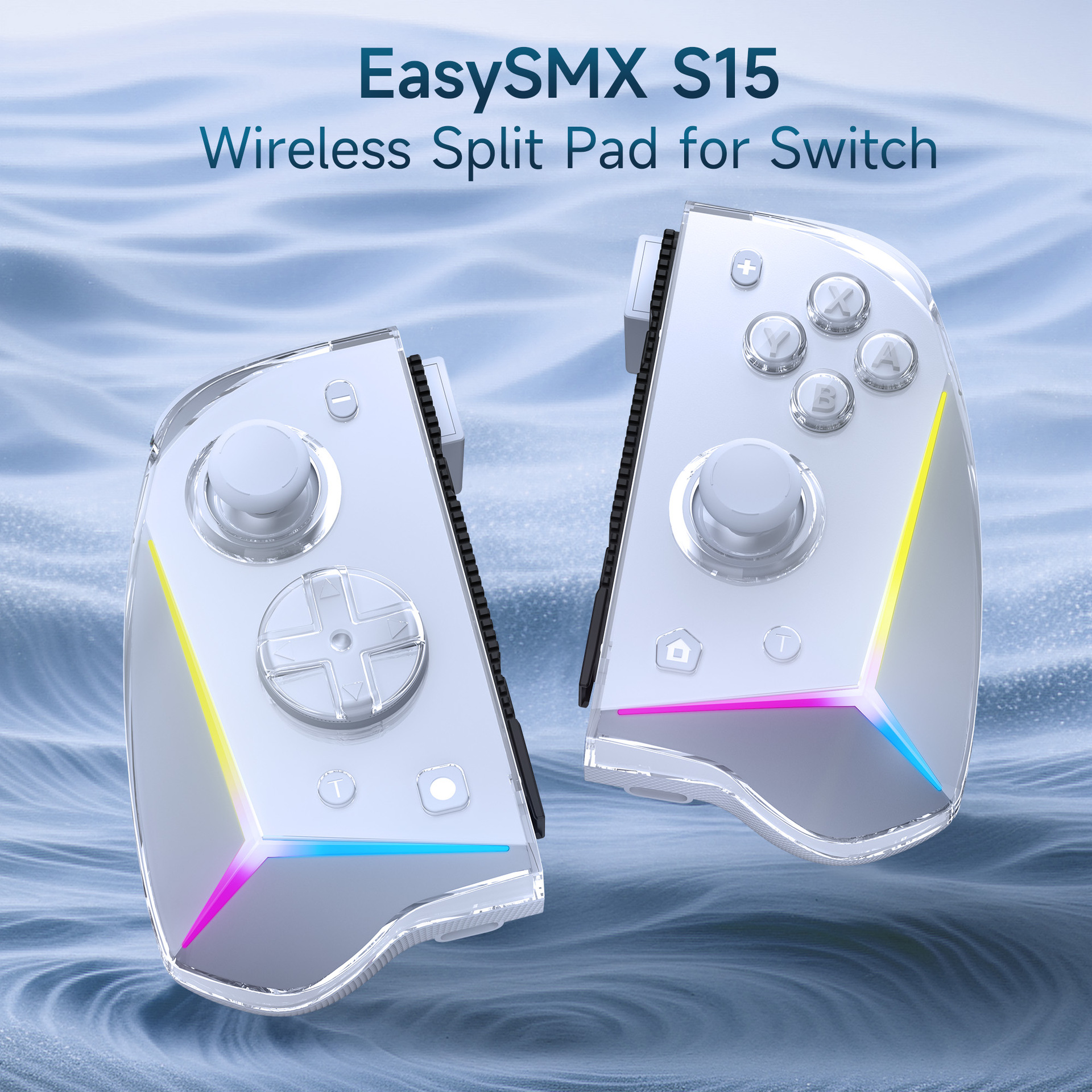 Easysmx S15 Switch Ns Split Handle Fully Mechanical Four Hall Four Back Keys Nfc