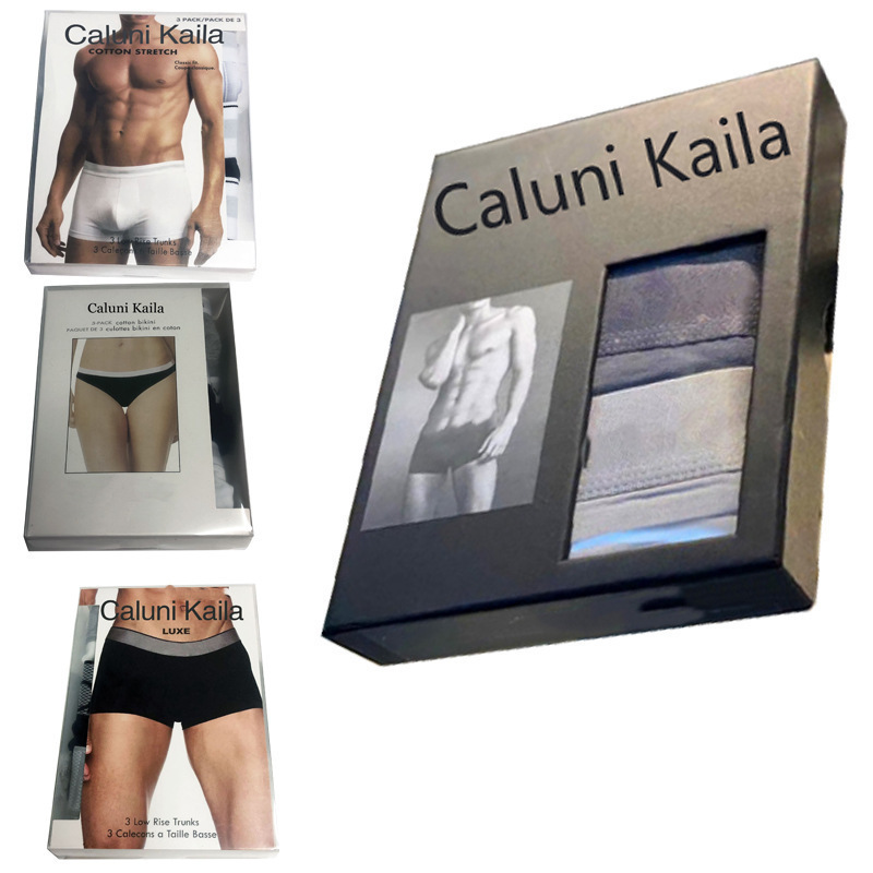 Ebayωп Foreign Trade European and American Trendy Brands Couple's Women's Briefs Men's Boxer Briefs Couple's Underwear