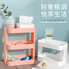 簡約桌面置物架置物架床頭多層書架學生桌上辦公室電腦桌收納架