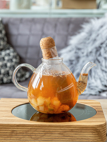 444Z wholesale high temperature resistant electric ceramic stove household teapot around the stove teapot filter glass tea set for one person