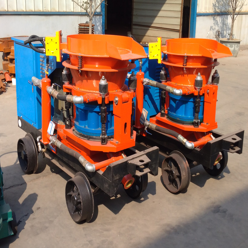 Ps7I Rotary Type Concrete Spraying Machine, Mining Explosion-Proof Rubber Wheel Wet Spraying Machine, Concrete Wet Spraying Machine