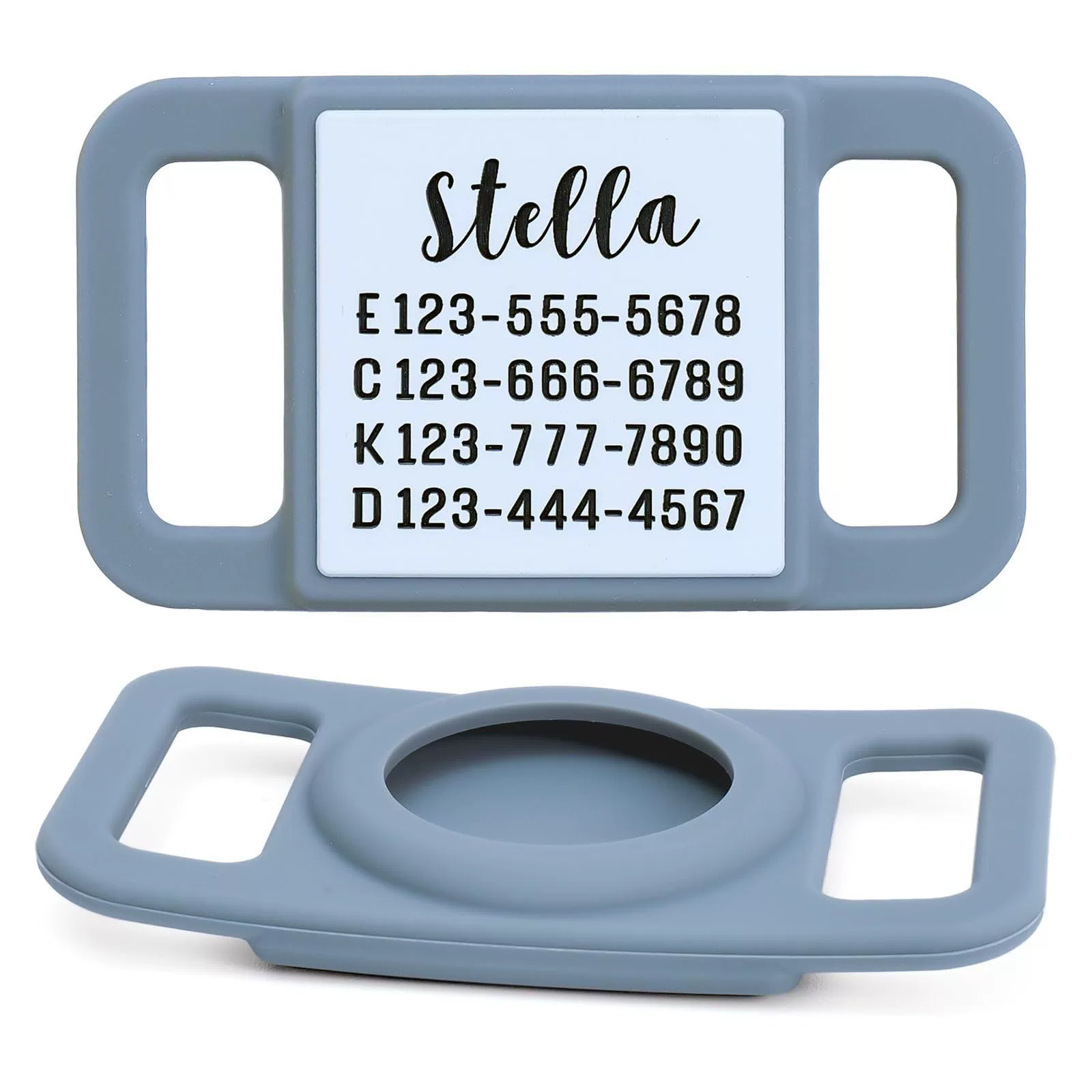 Силиконовые собачьи бирки против потери домашних животных бирки Amazon силиконовые собачьи бирки квадратные силиконовые собачьи бирки diy бесшумные собачьи бирки