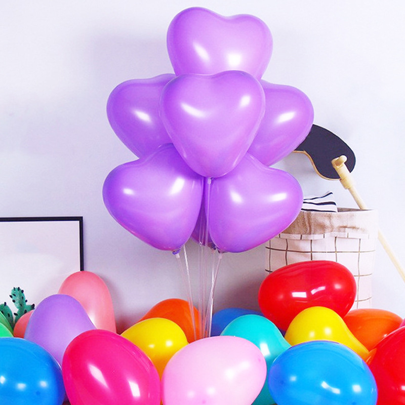 Matte balloon heart shaped
