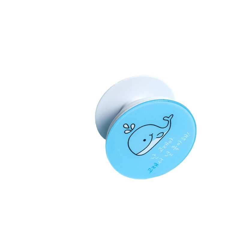 Soporte de airbag acrílico de forma alienígena al por mayor encantador alrededor de las estrellas de dibujos animados soporte de teléfono móvil en stock DIY