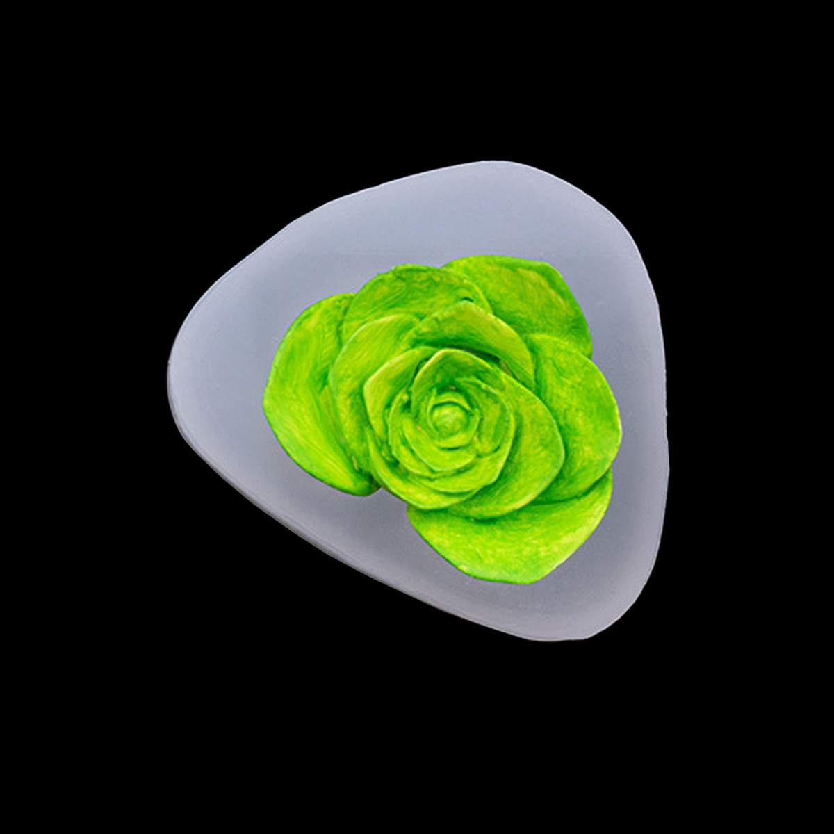 Flor tridimensional mariposa jabón hecho a mano molde de silicona flor chocolate epoxi yeso aromaterapia molde de vela amasado