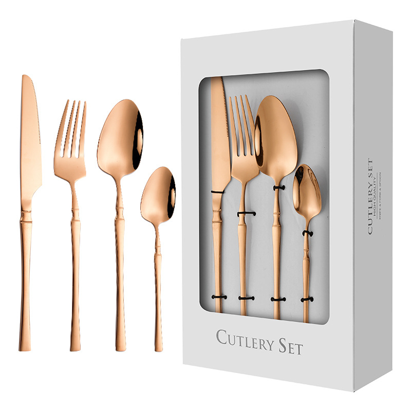 24pcs-로즈 골드