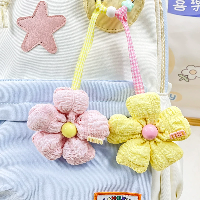 Cartoon pendant, backpack, pack, flowered, plush, Birthday gift