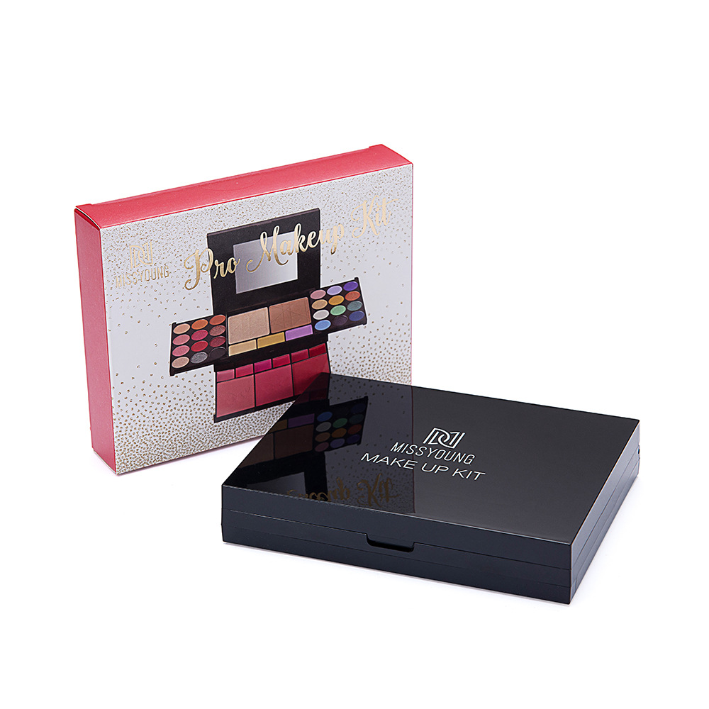 MISS YOUNG's new 38-color eyeshadow palette, contouring blush, lip gloss and makeup set, cross-border e-commerce for foreign trade beauty products undefined