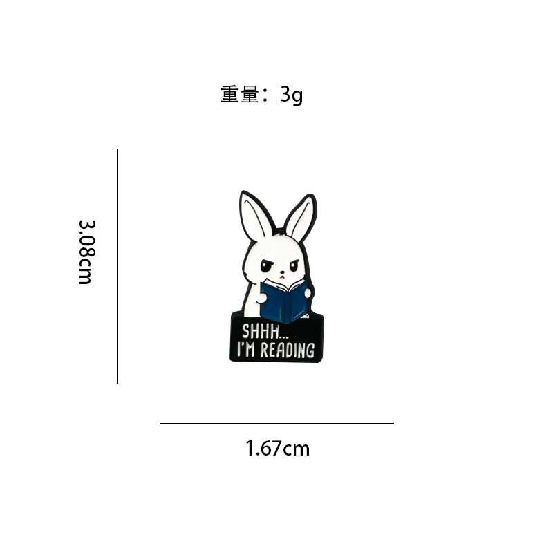 Broche de dibujos animados transfronterizos joyería ins accesorios de ropa alfileres de aleación animal lindo metal todo fósforo insignia decorativa