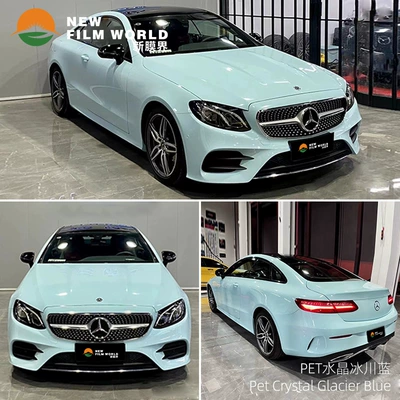 Film Factory Direct color change – Automotive Film - crystal-glacier-blue