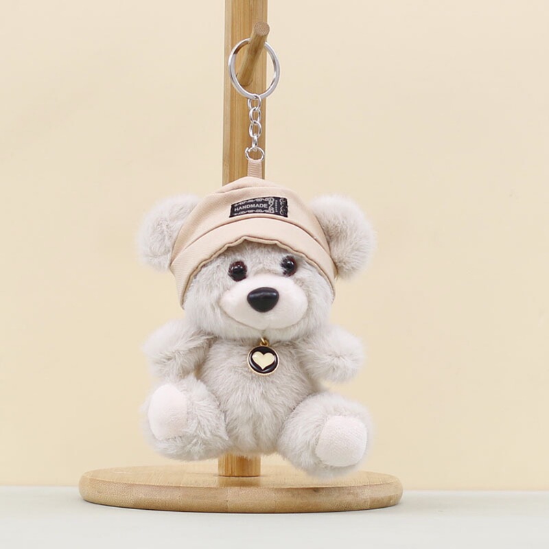 漫画帽子クマぬいぐるみペンダントかわいいテディベアおもちゃ人形キーホルダーバッグペンダント人形人形|undefined
