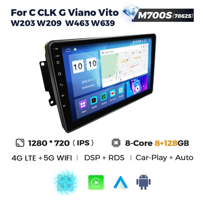 DVD Navigation – Mercedes-Benz W209Mercedes Benz W203 - m700s-8128-eight-core-all-netcom