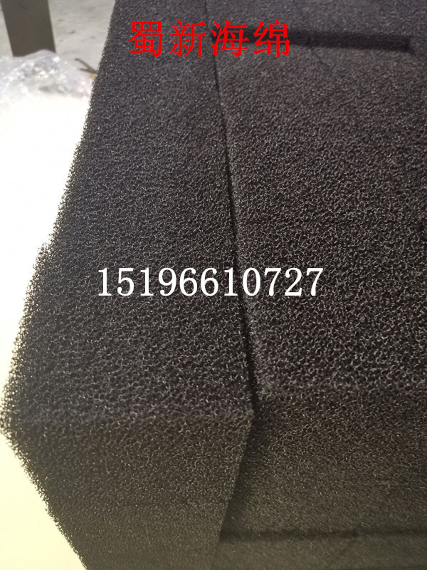 厂家供应黑色网孔海绵/过滤海绵填料海绵/黑色粗孔细孔防尘海绵