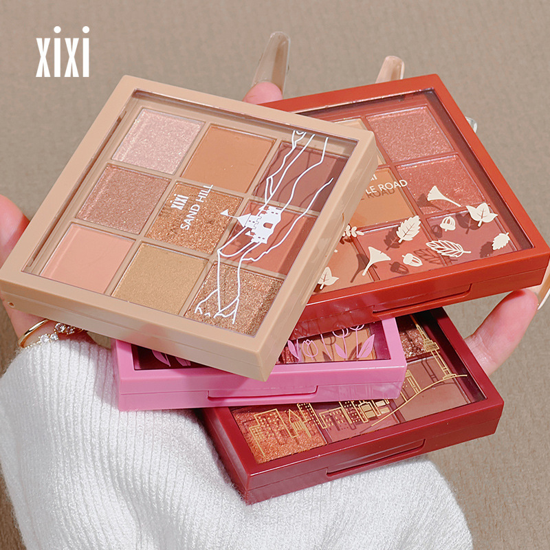 xixi Get along well with Color Eye shadow Pearl Matte daily Earth colors A small minority brand student Parity
