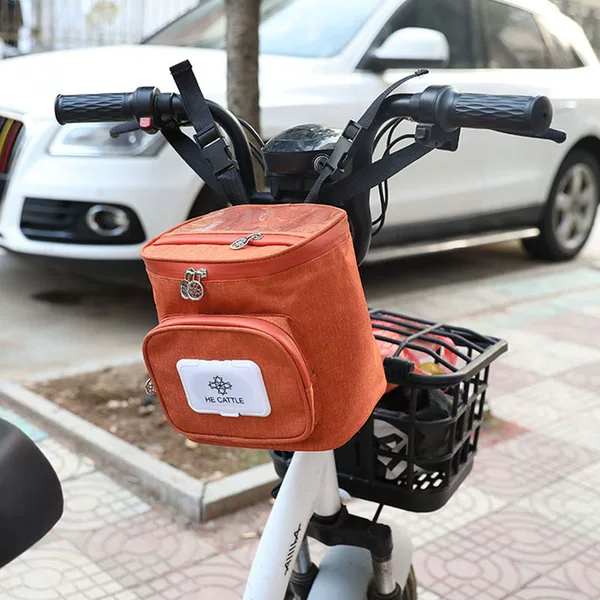 Electric Car Hanging Bag Front Universal Waterproof Front Storage Bag Battery Car Hanging Bag Rainproof Mobile Phone Bag Storage Bag