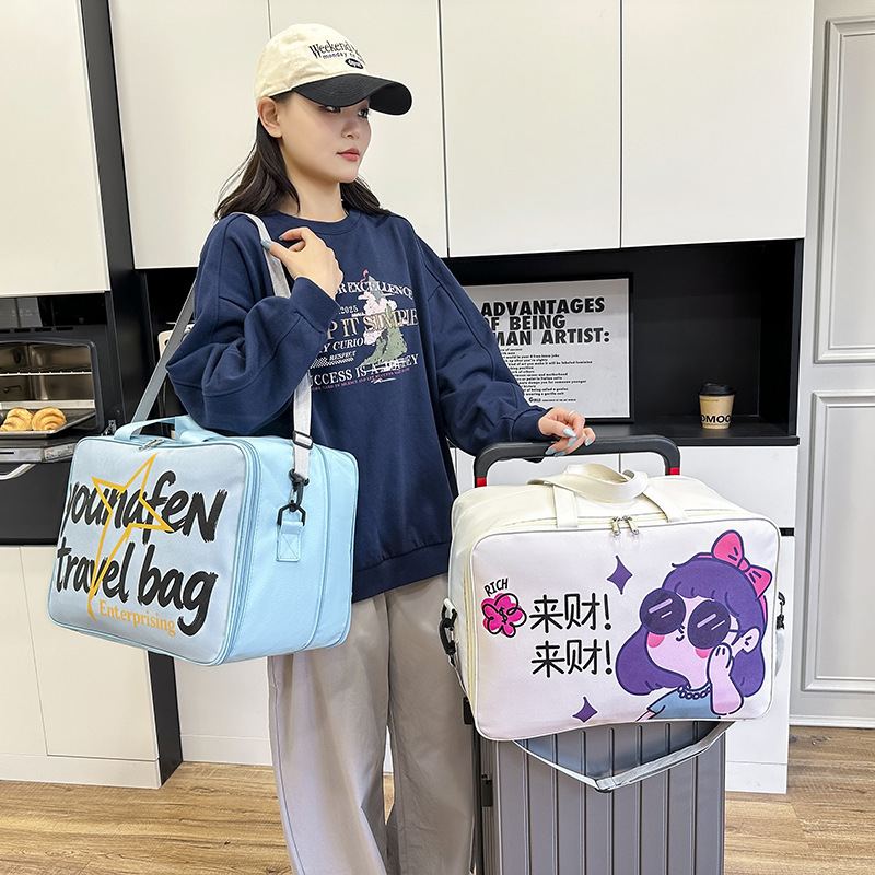 Travel clothing storage bag, compressed luggage bag, waterproof travel storage bag, large-capacity clothing organizer bag, travel bag