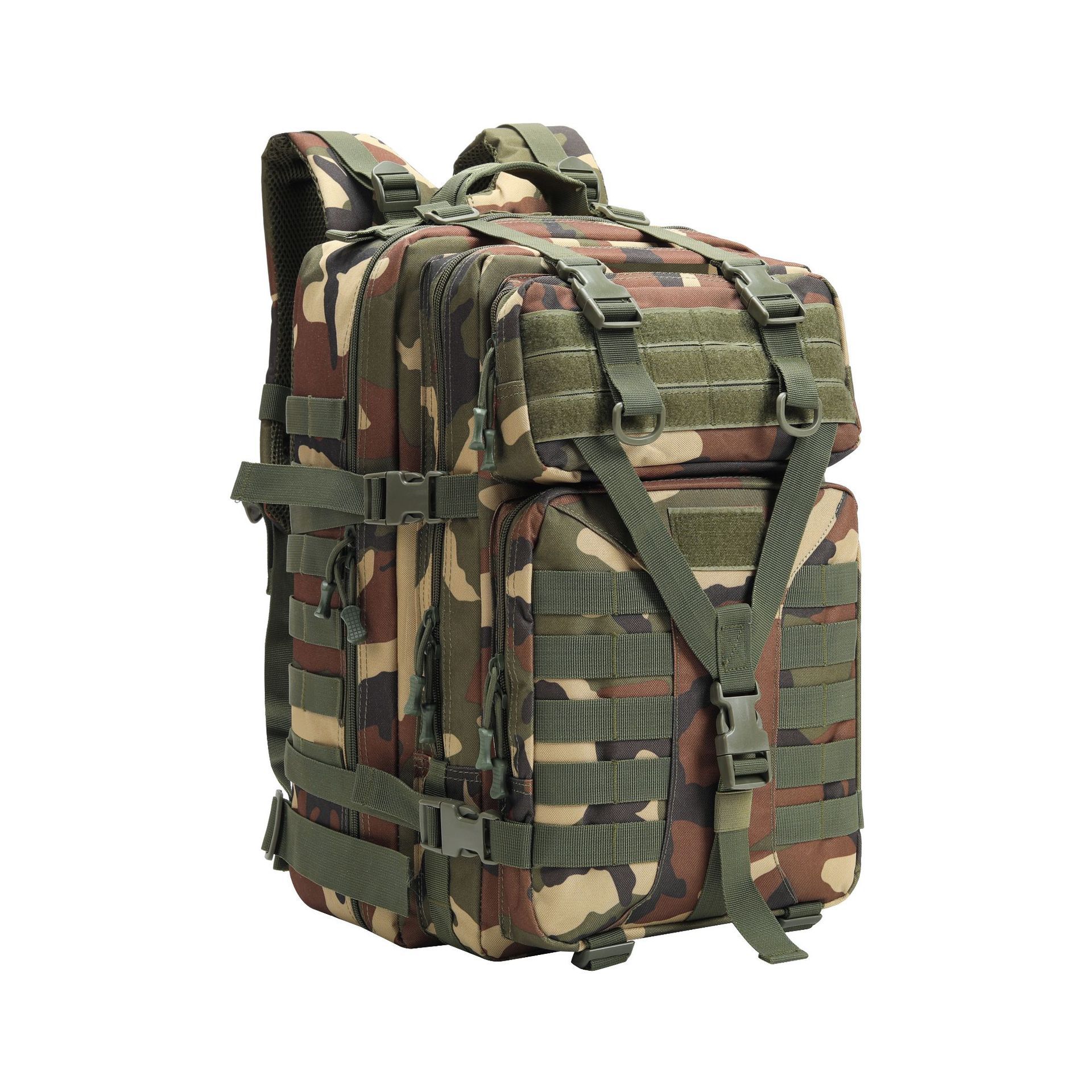 Mochila deportiva de camuflaje táctico Amazon, bolsa de Montañismo para senderismo al aire libre, mochila táctica multifuncional para acampar de gran capacidad
