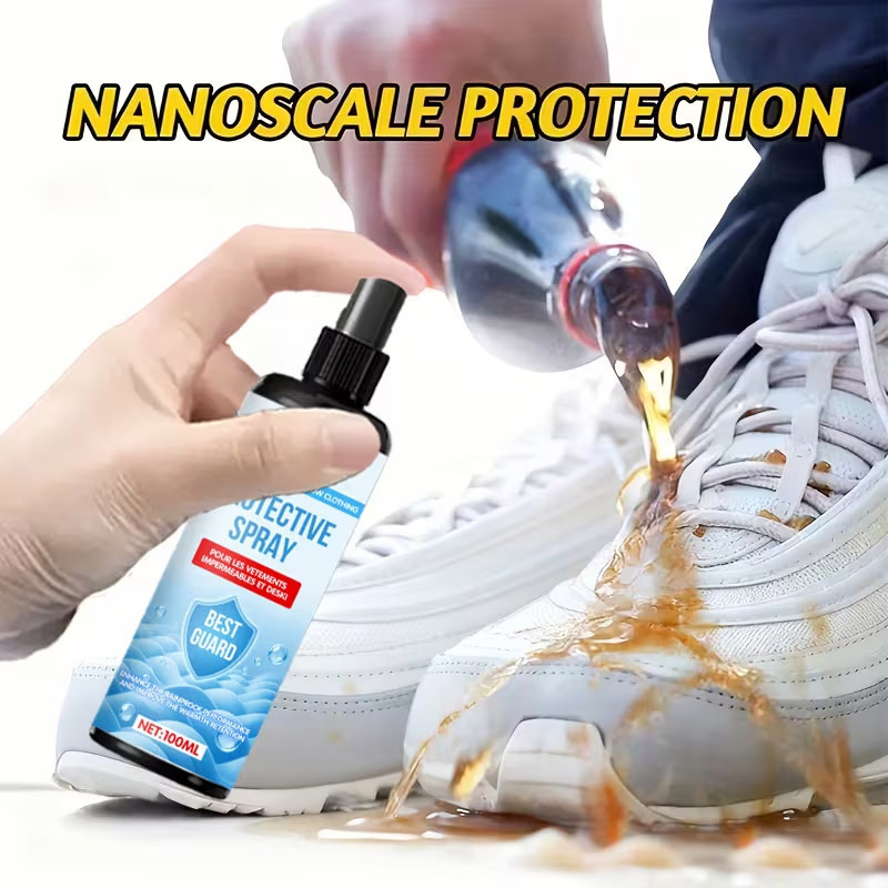 Powerful Waterproof Spray Fabric and Multi Surface Coating Suitable for Jackets Shoes Tent Instant Wet/Dry Protection