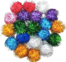 I 39253 Colorful glitter pom-poms ��ɫ���[ë��W�����п�