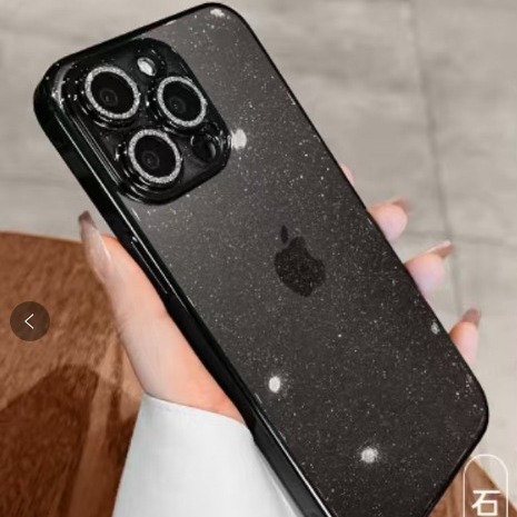 Starblanding Apple 16promax suave 15pro funda para teléfono móvil transparente funda suave iphone16pro con película de lente