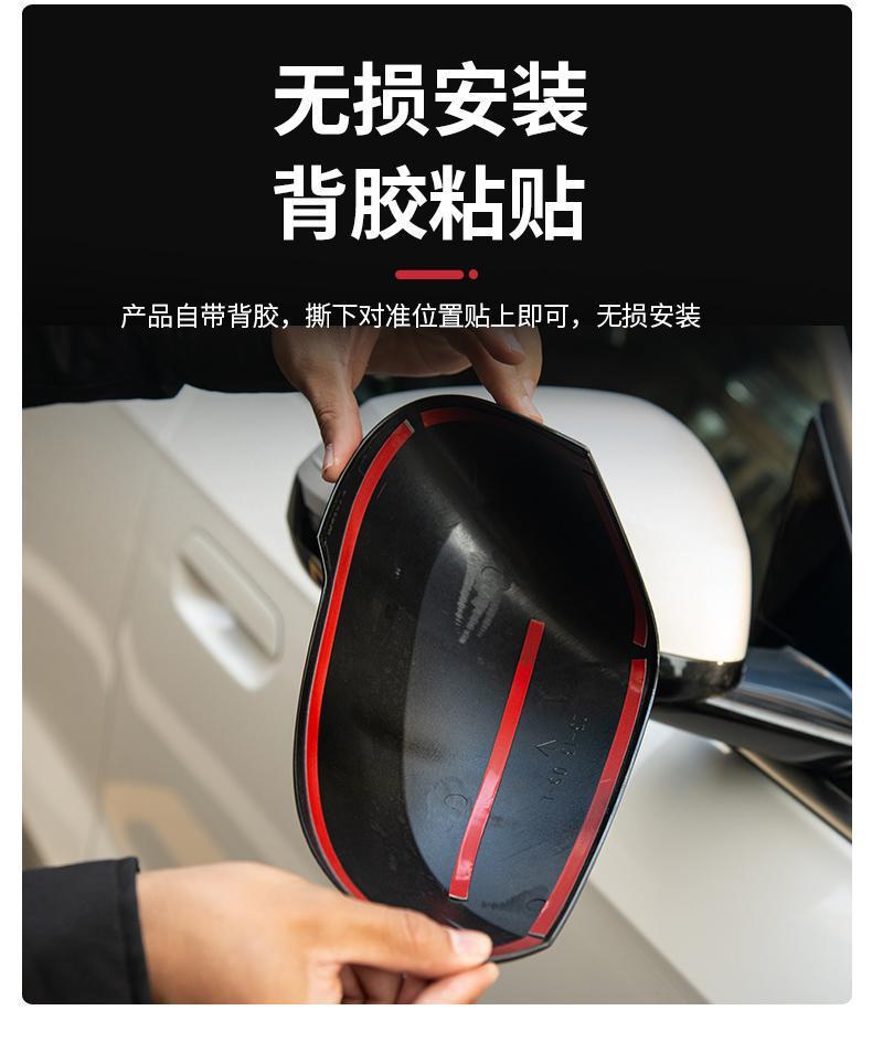 Suitable for 23 Models of Bmw New X1/Ix1 Rearview Mirror Cover Modification, Rearview Mirror Protective Cover Shell, Carbon Fiber Accessories