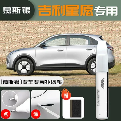 Original Factory Paint Scratch Repair – Avtomobil boya qələmləri - geely-star-wish-special-mousse-silver-touch-up-paint-pen-sanding-paper