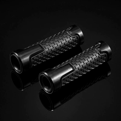 Motorcycle moped modified handle cover scooter aluminum alloy handle horizon modified handle rubber grip cover (Motorcycle Handle Cover) - 318-handle-glue-black