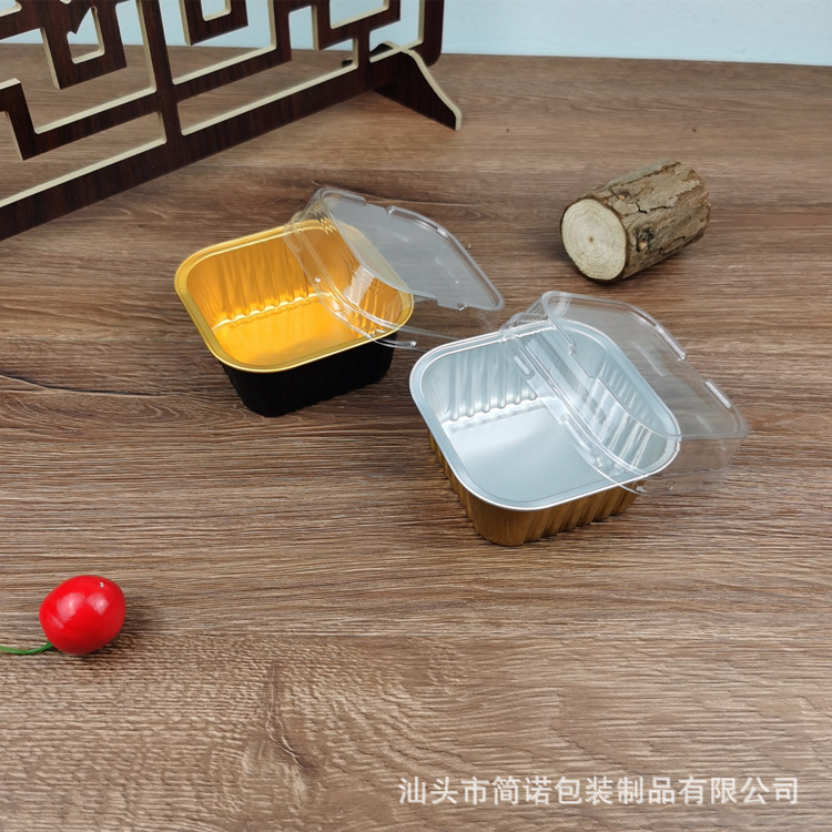 Fabricante iceberg lava caja de embalaje caja de pastel de chocolate molde pegatina mousse tiramisú contenedor de papel de aluminio