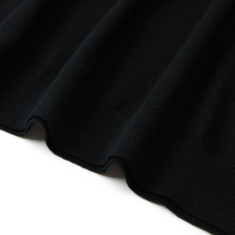 Férfi ruházat Fésűs 100% gyapjú pulóver férfi őszi-téli egyszínű pulóver divatos üzleti pulóver kötött aljú ing_voghion.com