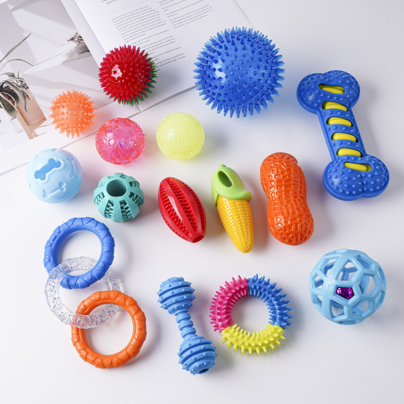 Juguetes transfronterizos para mascotas, palitos molinos para perros, masticadores, auto-aburrimiento, TPR, juguetes para mascotas, mordeduras, pelotas elásticas