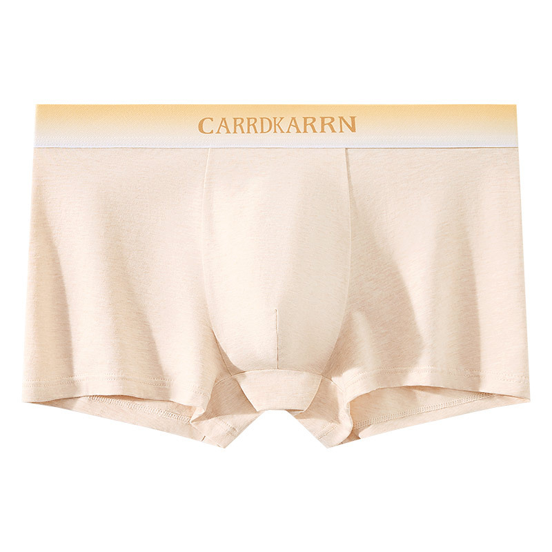 Ropa interior para hombres Pantalones cortos de cuatro esquinas de algodón de color antibacteriano de algodón puro para hombres Pantalones cortos de boxer para adolescentes transpirables verano delgado