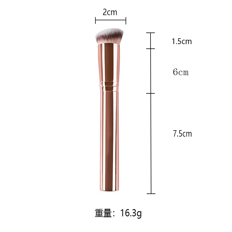 Set de brochas de maquillaje Cangzhou, brocha individual grande para iluminador facial, brocha para polvos sueltos, brocha para rubor, brocha para contorno, herramientas de belleza, brocha para fijar maquillaje.