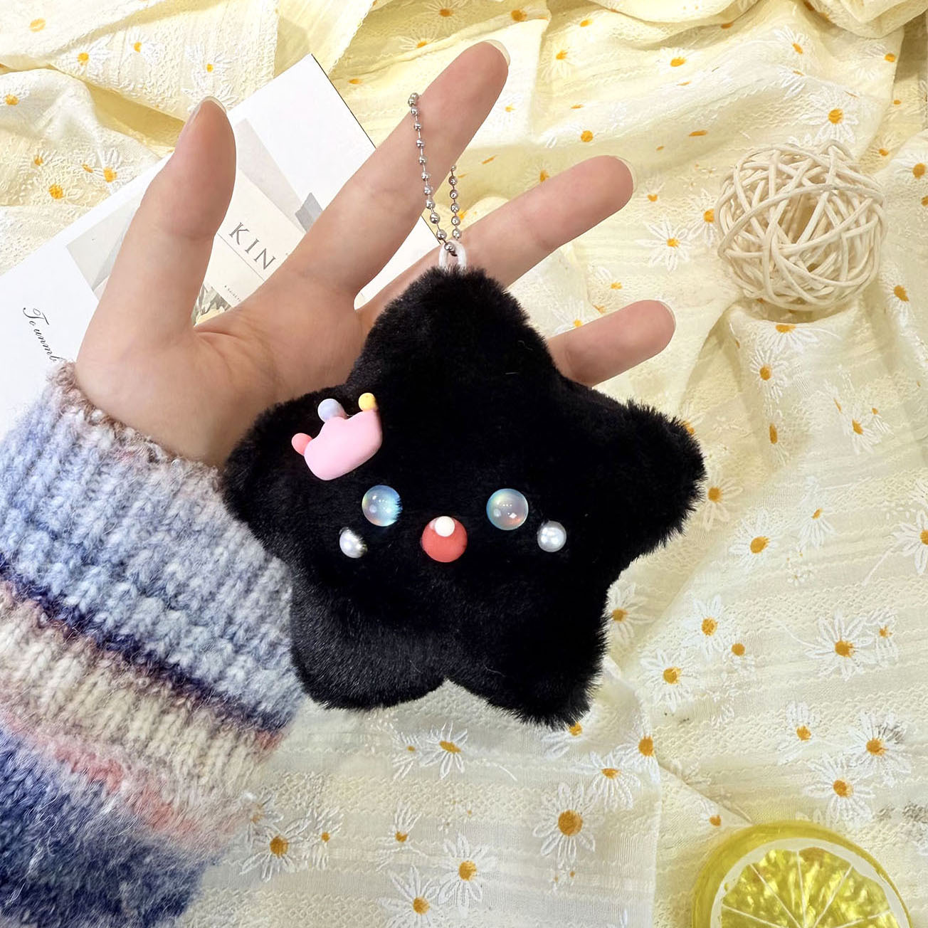 Black-Crown Star [Bead Chain Style]