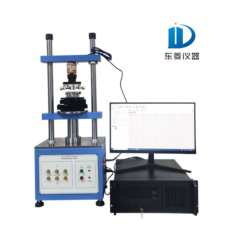 Машина для испытания силы вертикального вставления и вытягивания компьютера. Машина для испытания силы вставки и вытягивания жгута проводов. Экспериментальные испытания на срок службы.