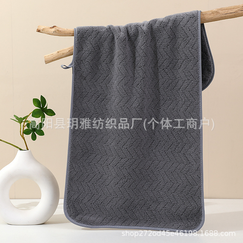 コーラルベルベットタオル 柔らかい 家庭用 小麦の穂状 大人用タオル 吸水速乾 フェイスタオル 大きめ 厚手 バスタオル|undefined