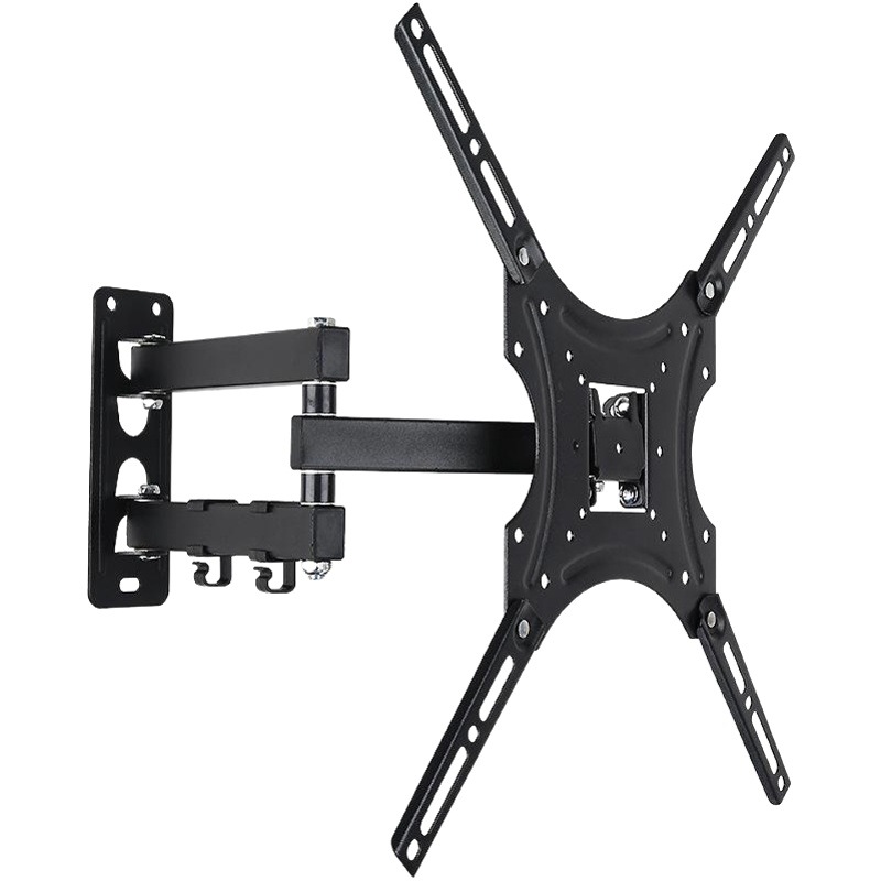 Soporte telescópico de TV universal (32-55 pulgadas) - Estante de pared para TV y monitor, colgador de pared telescópico image 1