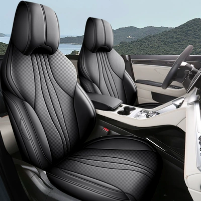 Universal Full Cushion Leather Car – Four Seasons Pad - mysterious-black-standard-edition-ckx-byd-sea-lion-05