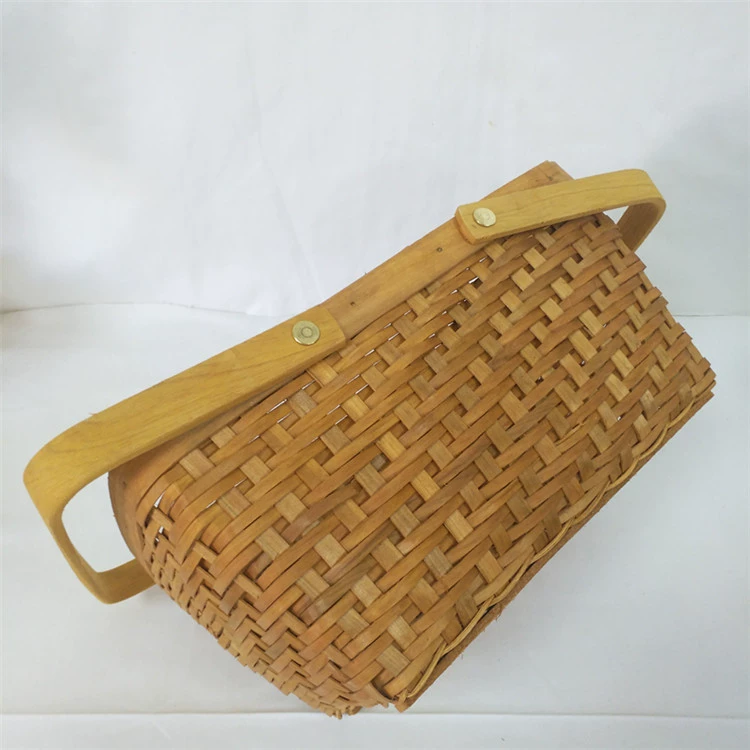 Woven wooden pack, handheld storage system, Birthday gift