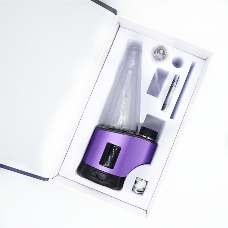 hato h2 electric dab rig purple with box